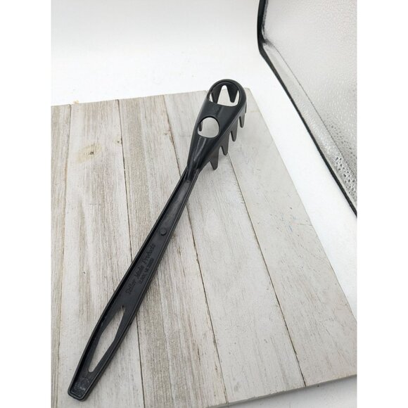 Tailor Made #2 Spaghetti Pasta Fork Black 11" Nylon Fork Server Spoon Measuring - Picture 4 of 8